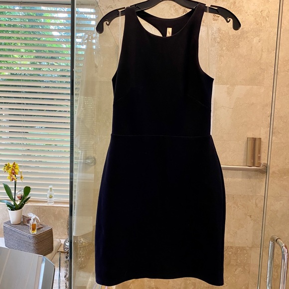 Bailey 44 Blue Banded RacerBack Tank Dress Sz S - Picture 2 of 9